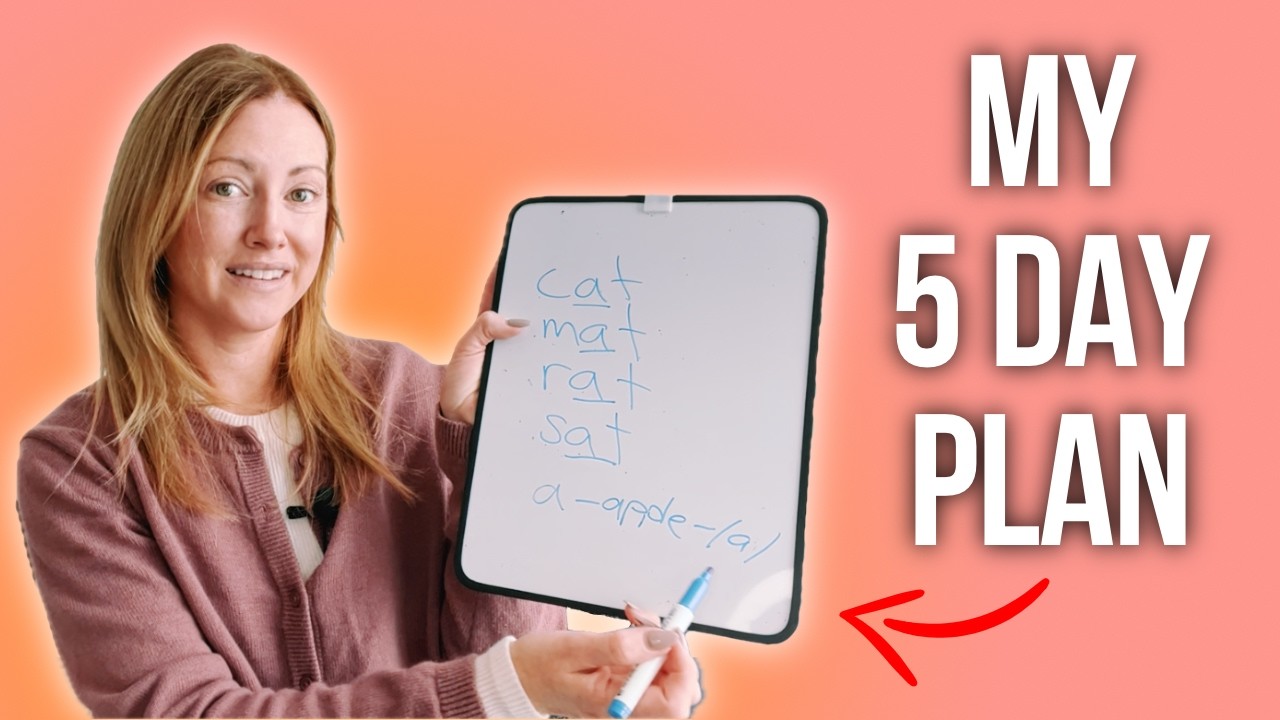 How I Teach Any Letter in 5 Days