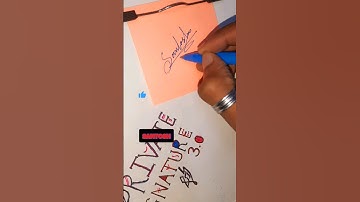 SANTOSH Name Beautiful Signature Style 🔥😈| With Amzing Autograph #shortsvideo #youtubeshorts #viral