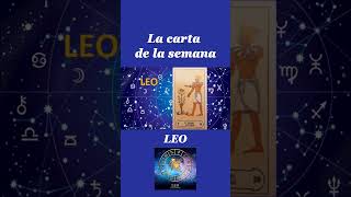 LEO: La carta de la semana según el tarot egipcio.