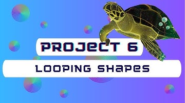 Intro to Code Art: Project 6- Looping Shapes  🌀