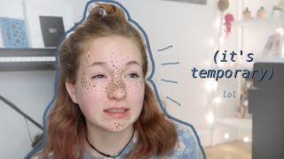 I Tattooed Freckles On My Face With Henna