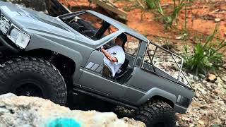 New custom rc4wd 4Runner Toyota first run with motion driver