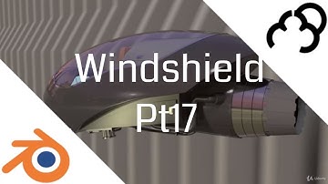 Windshield - Create a Scifi Spaceship in Blender - Tutorial Pt 17