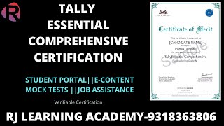 Tally Essential Comprehensive Certification||E-Content||Mock Tests||Job Portal||Tally Education screenshot 2