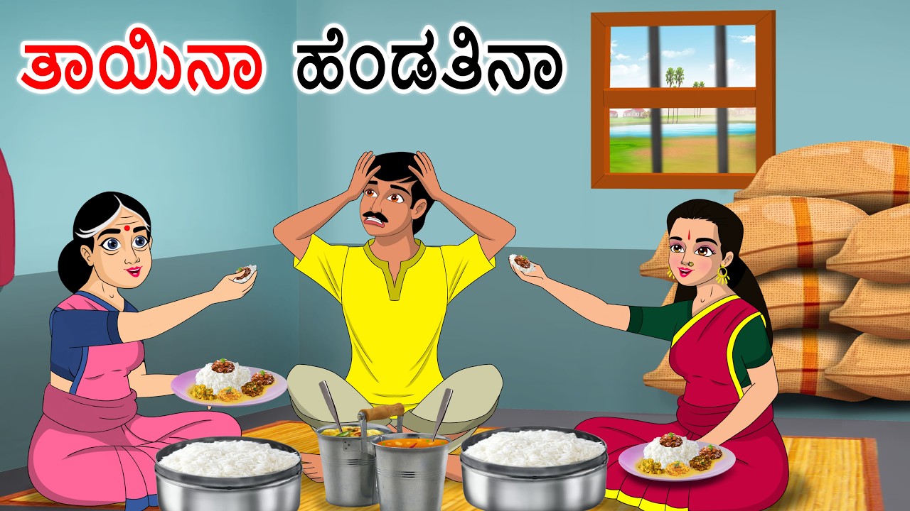 ತಾಯಿ? ಹೆಂಡತಿ? Mother or wife Kannada stories | Kannada moral stories | Kannada kathegalu