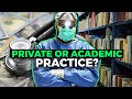 Life after Residency/Fellowship: Academic vs Private Practice