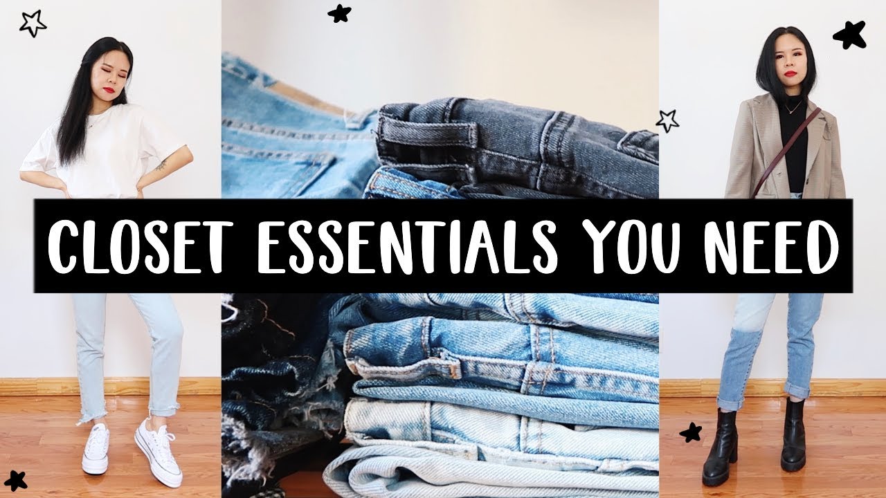 ALL THE CLOSET ESSENTIALS YOU NEED!