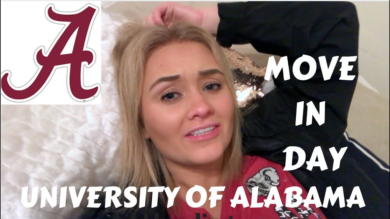 COLLEGE MOVE IN DAY VLOG pt. 1 The University of Alabama YouTube