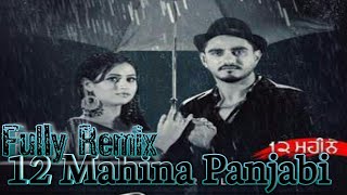 12 Mahine Song By Kulwinder Billa| Fully Dance !!Dj Sk Sachin Sohna!! Remix