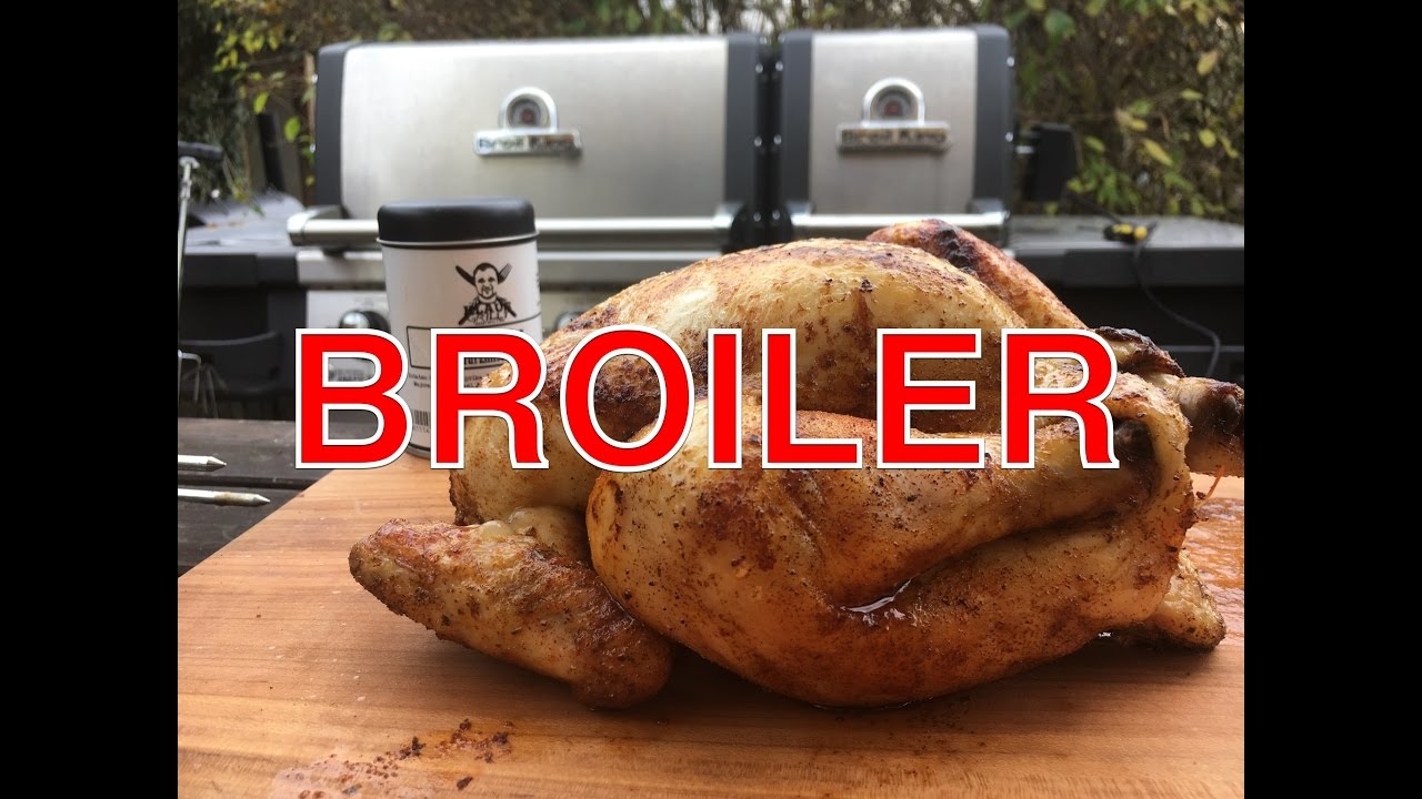 Broiler grillen --- Klaus grillt - YouTube