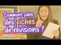 Comment faire des FICHES de révisions ? - Les Bons Profs