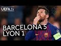 BARCELONA 5-1 LYON #UCL HIGHLIGHTS