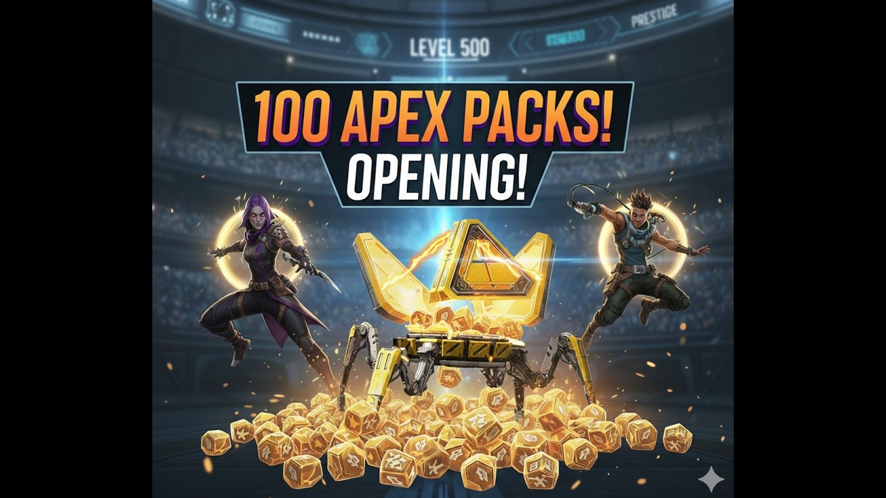 Finally Opened 100 APEX LEGEND PACKS