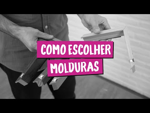 Vídeo: Como Escolher Molduras Para Fotos