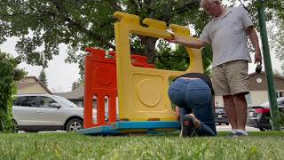 Little Tikes Cube climber disassemble