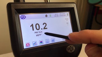 Particle Counter, PCE-PQC Series Set-Up
