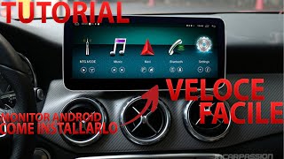 Installazione Monitor ANDROID 12.3'' su MERCEDES GLA/CLA/A/B