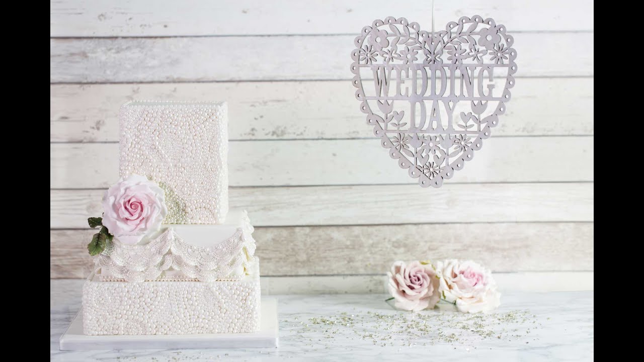 Karen Davies Sugarcraft Art Deco Filigree Tutorial Mould How To