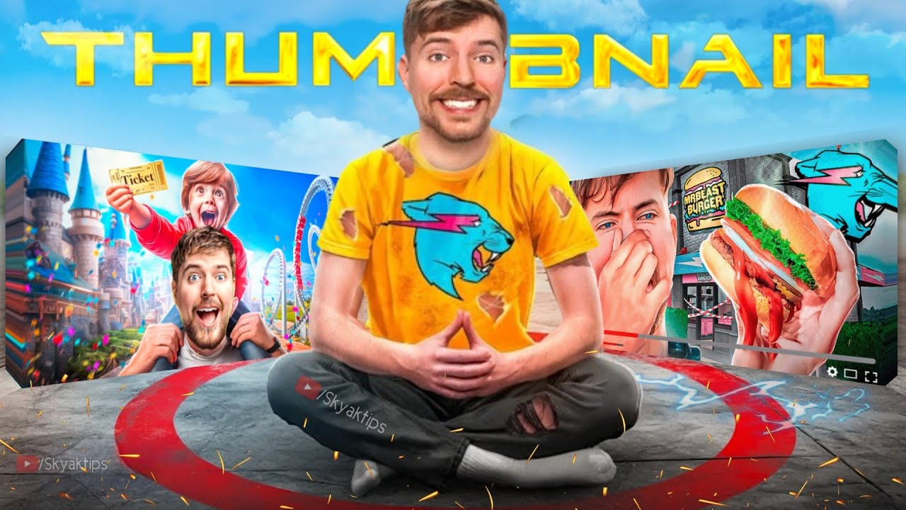 Power Of @MrBeast Thumbnail Editing || How To Make Thumbnail Like Mr Beats in Mobile ( part 5)