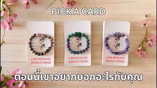 Pick a card ❤️ ตอนนี้เขาอยากบอกอะไรกับคุณ NO.26 เปิดไพ่ข้อความแบบละเอียด (Timeless)