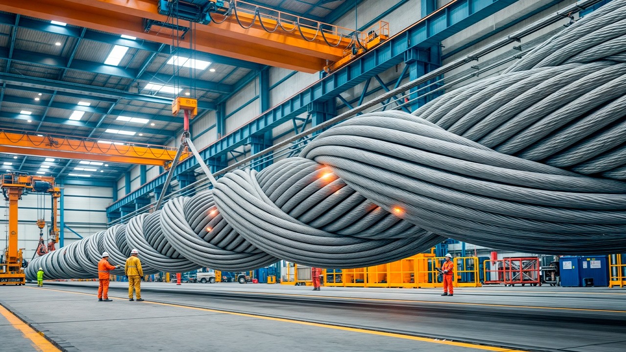 Come si costruisce un cavo da 24.000 tonnellate? Ingegneria estrema