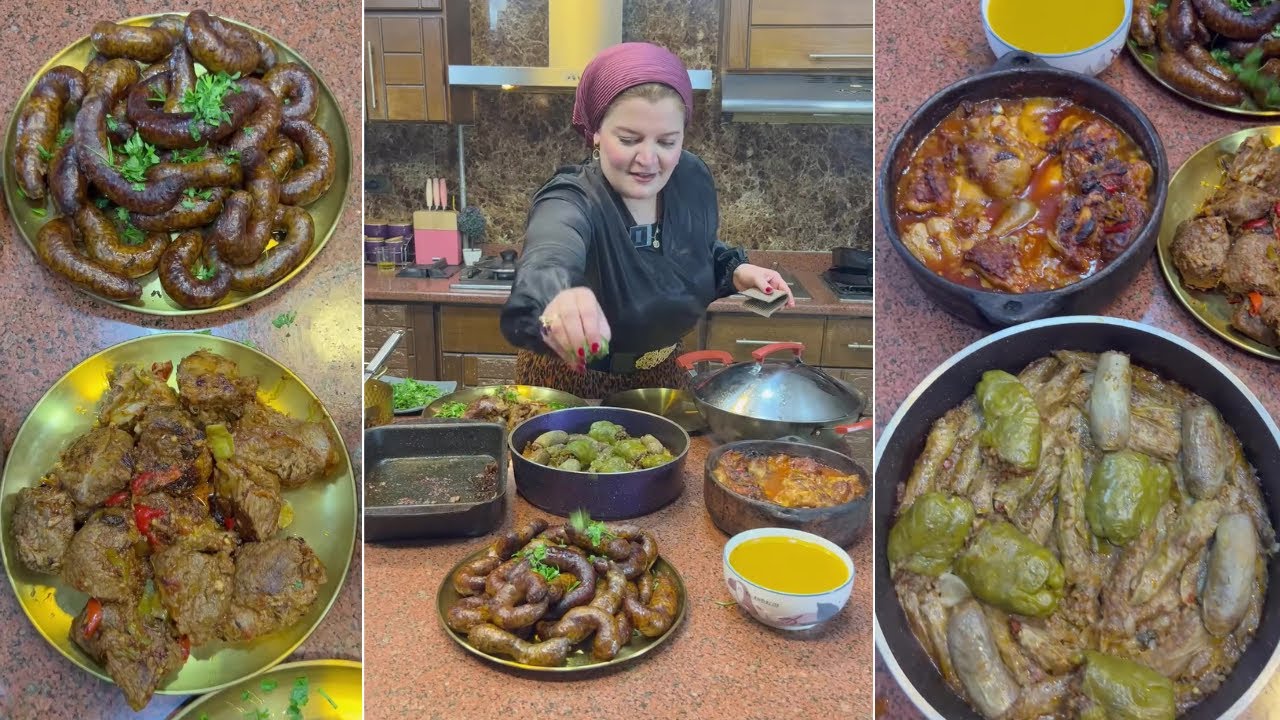 حرام اللي بيحصل فيا دة والله😔-ممبار وطاجن كوارع و موزة ضاني و كندوز و محشي