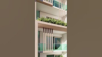 green facade design❤️😍Architecture❤️