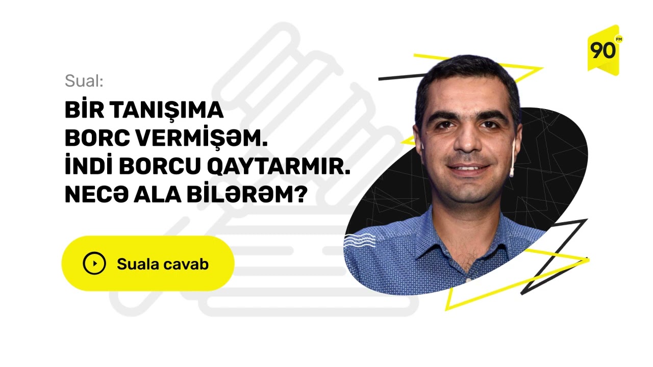 Verilən borcun qaytarılmaması zamanı nə etməlisiniz?