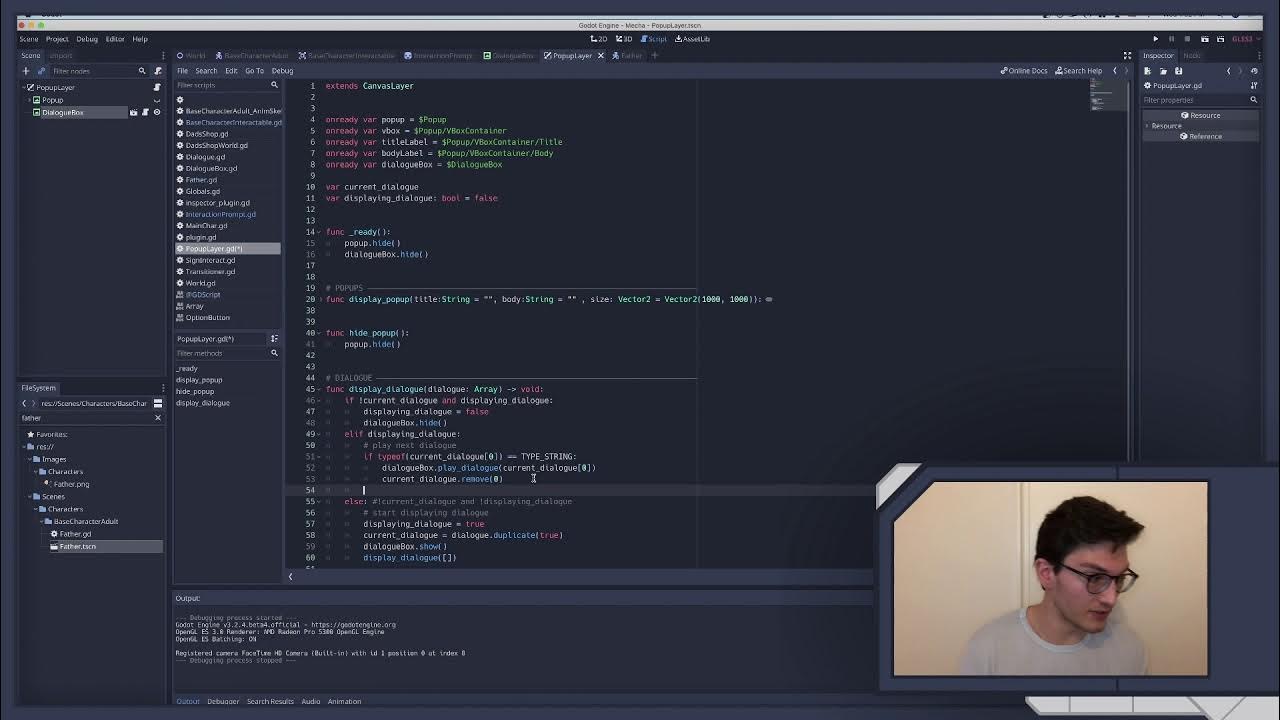 Godot Game Dev: Making A Dialogue System - YouTube