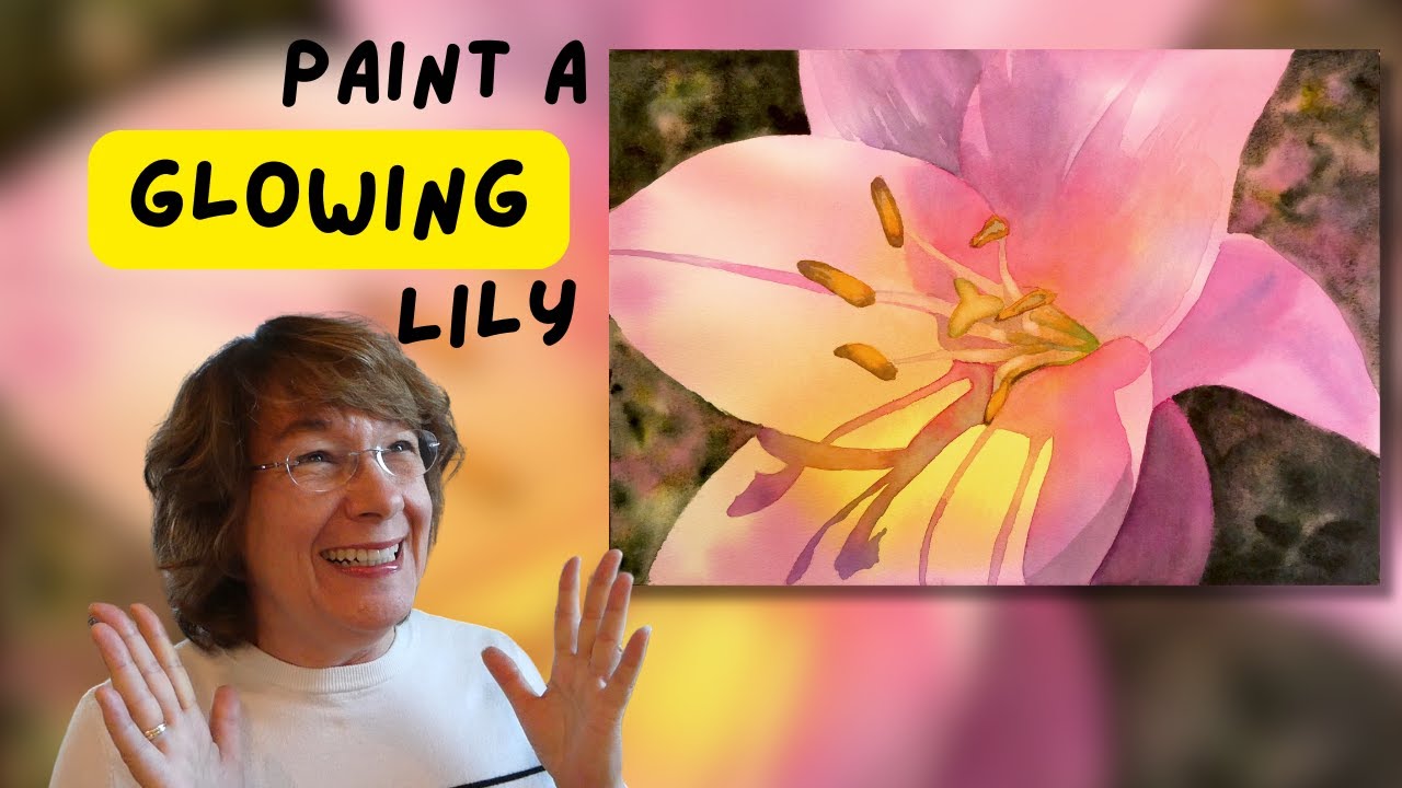 This INSANE Watercolor Method Creates Luminous Flowers