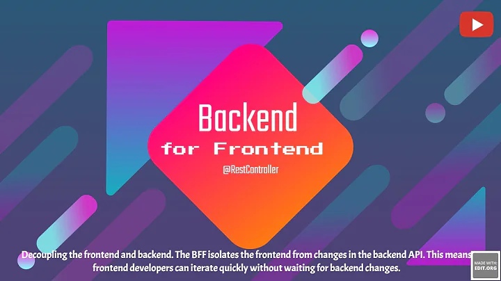What Is the BFF (Backend for Frontend) Architecture ?