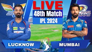 🔴LIVE:  LSG vs MI, IPL Live Match | Lucknow  vs Mumbai | IPL Live Score & Commentary #ipl2024 screenshot 4