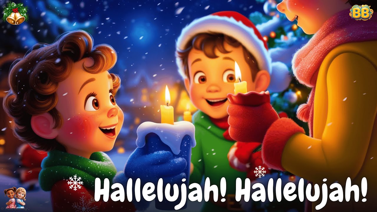 Hallelujah Christmas Carols 🎄 A Magical Festive Song for Kids 🎶 