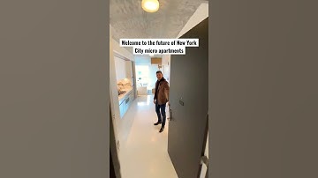 Thumbnail of INSIDE a Futuristic NYC Micro Studio Apartment | 470 ft.² #shorts