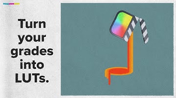 Export LUTs from Final Cut Pro