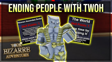 [YBA] Ending people with TWOH in 1v1