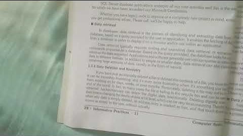 21/08/21 Data Capturing,Storage, Retrieval,Deletion and Recovery