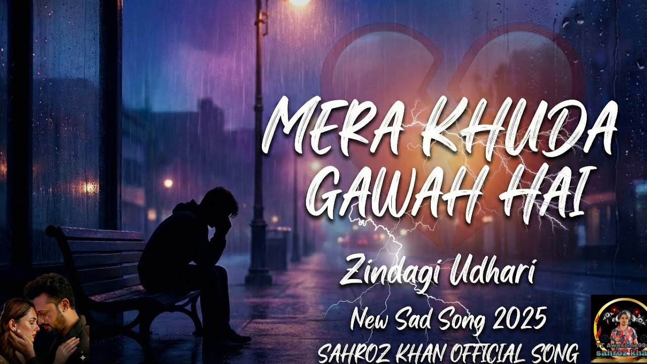 Mera Khuda Gawah Hai 💔 | New Sad Song 2025 | Heartbreak Anthem (Sahroz khan Official Audio)