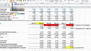 94 Income Statement   Horizontal and Vertical Analysis   Example