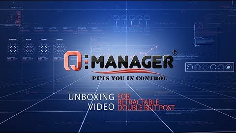 Retractable Double Belt Post Unboxing & Installation