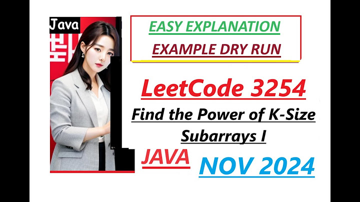 Find the Power of K-Size Subarrays I | Leetcode 3254 | Easy Approach | Java Code | Developer Coder