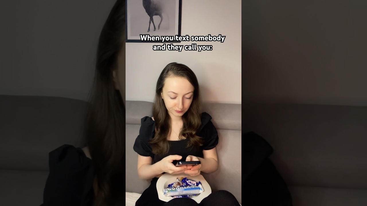 I prefer text messages more than phone calls