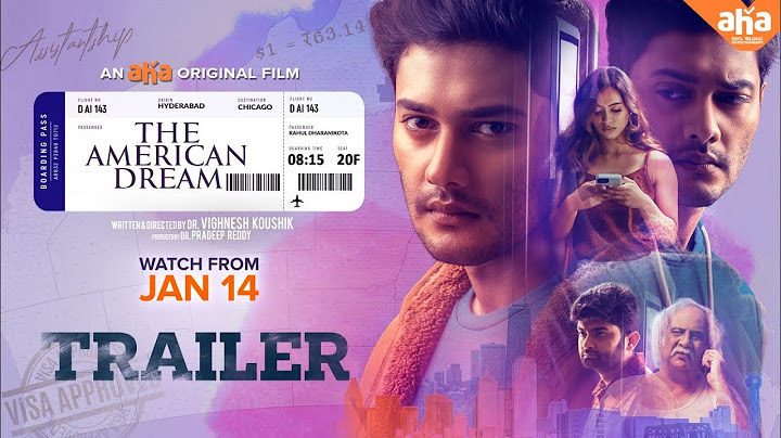The American Dream trailer | An aha original film | Premieres January 14 | | Prince, Neha | Kaushik