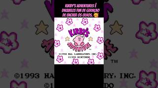 kirby's Adventures e seu belo visual 8 bits. #nes#nintendo #kirby#retrogaming #gameshorts#nostalgia