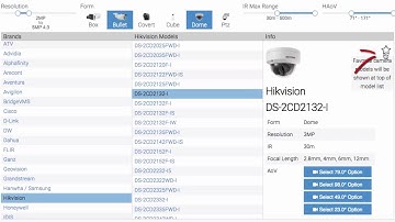 IPVM Design Calculator Advanced Searching, Camera Favorites, Model Adding