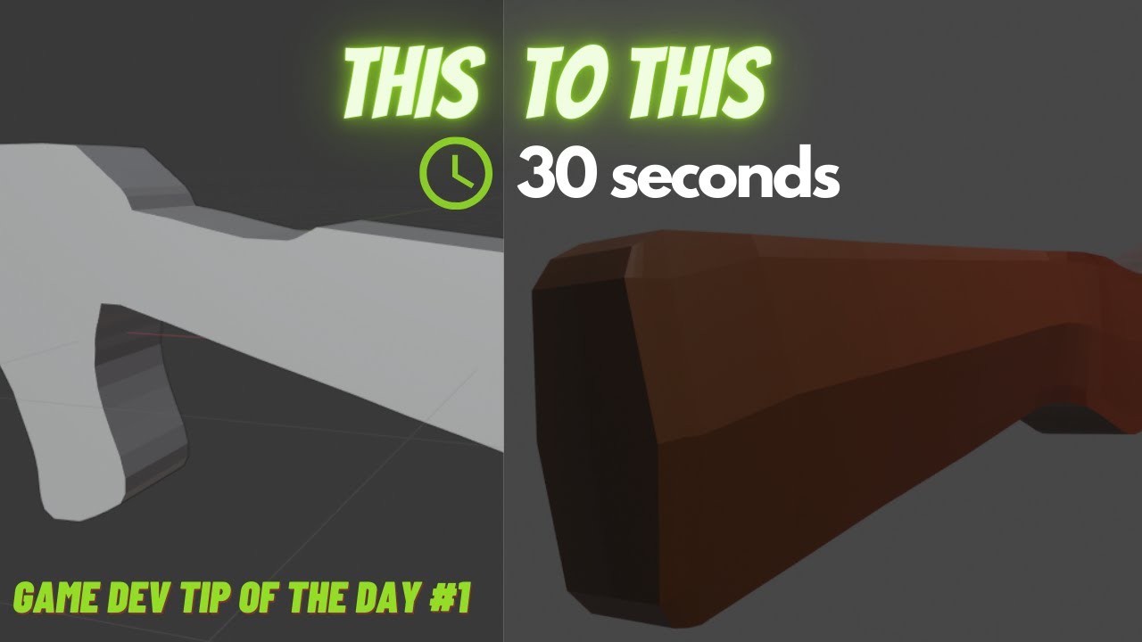 How to make your blender models less flat: 30 seconds - YouTube