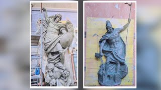 Legal fight erupts over saint statues at Quincy public safety building