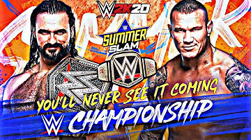 WWE 2K20: Drew McIntyre (c) vs. Randy Orton | WWE Championship | WWE SummerSlam 2020