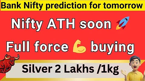 bank nifty prediction for tomorrow | stock market prediction for tomorrow