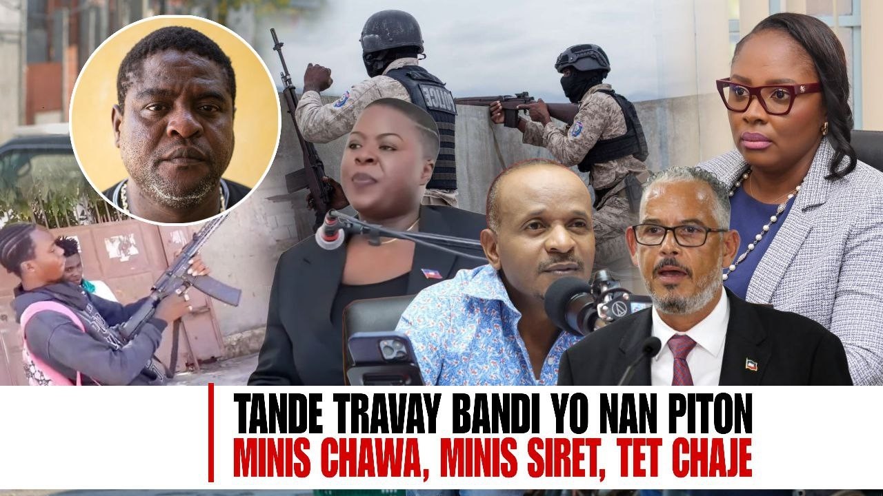 Pye Asad Volcy mare, Bandi yo travèsè Piton yo fè dega, Minis Chawa, Minis siret, Pep pa ladanl